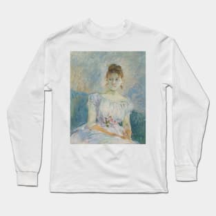 Paule Gobillard en robe de bal by Berthe Morisot Long Sleeve T-Shirt